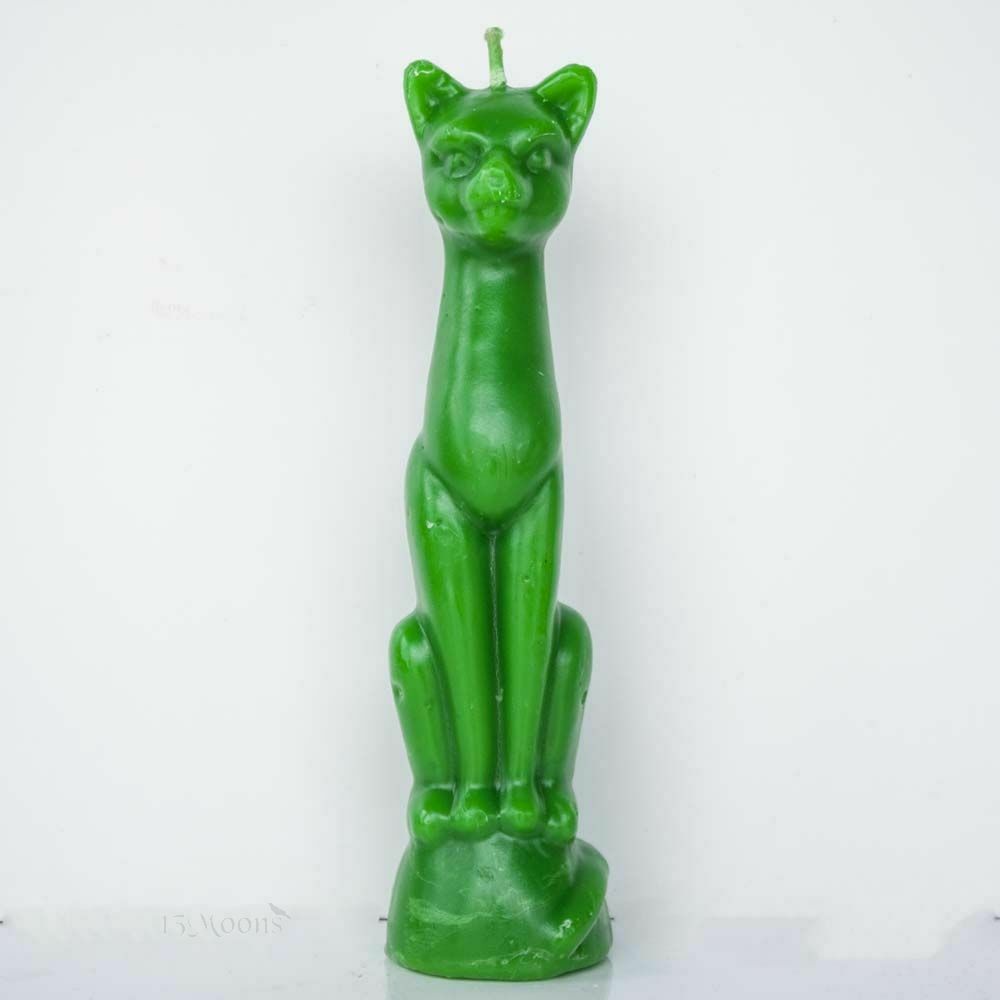 Image Candle-Green Cat