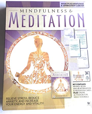 Book-Mindfulness & Meditation Book & Affirmation Card Kit